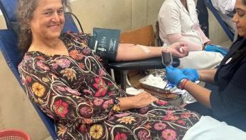 World Donor Day 2025: WHO Representative in Mauritius donated blood and called upon students to commit as lifetime donor