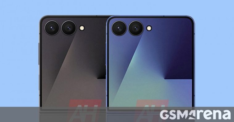Leaked images show off Samsung Galaxy Z Flip7 colors, storage info also leaks