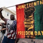 Juneteenth celebrations marking the end of slavery in United States