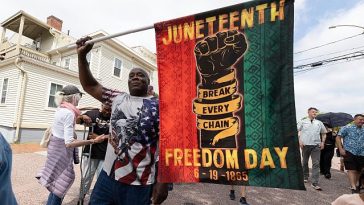 Juneteenth celebrations marking the end of slavery in United States