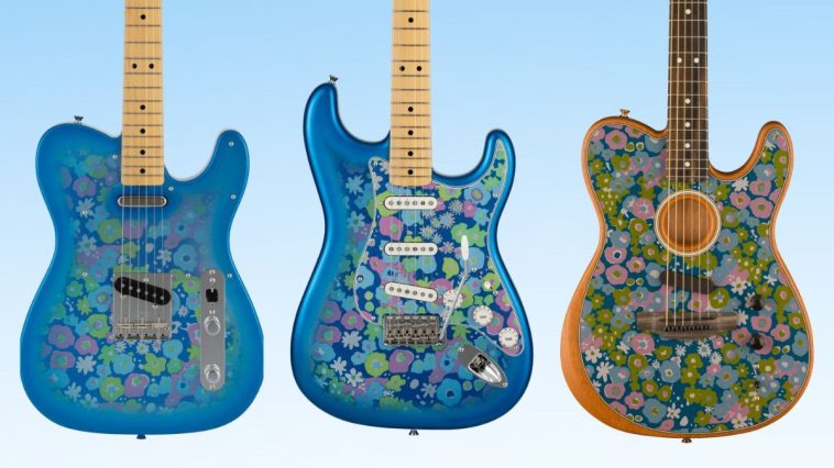 “Captures the spirit of 1960s flower power”: Fender Japan taps into the Summer of Love and revives an unconventional classic with new Blue Flower Series