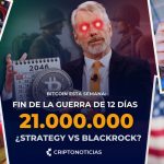 Bitcoin al alza tras fin de la guerra de 12 días