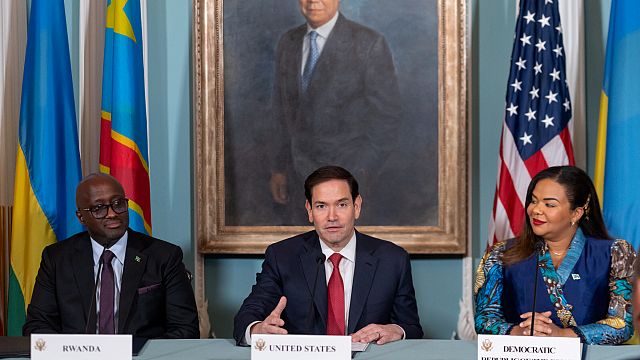 Congo and Rwanda sign a US-mediated peace deal aimed at ending decades of bloody conflict