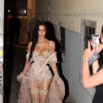 Kim Kardashian struts her stuff in lingerie ahead of Lauren Sánchez and Jeff Bezos’ pajama afterparty