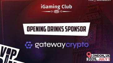 GatewayCrypto as Opening Drinks Sponsor at iGaming Club London 2025