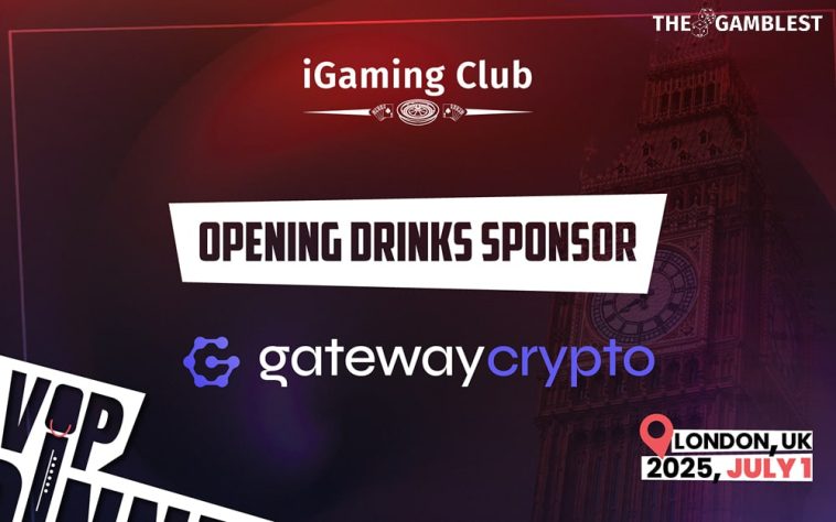 GatewayCrypto as Opening Drinks Sponsor at iGaming Club London 2025