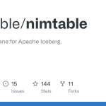 Nimtable: Open-source web UI to browse and manage Apache Iceberg tables