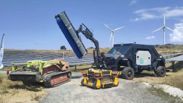 EDP presenta una solución para el mantenimiento de sus plantas fotovoltaicas mediante robots autónomos