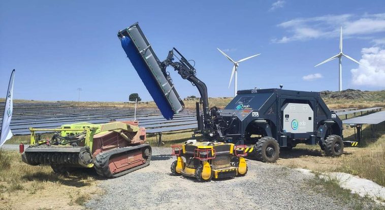 EDP presenta una solución para el mantenimiento de sus plantas fotovoltaicas mediante robots autónomos