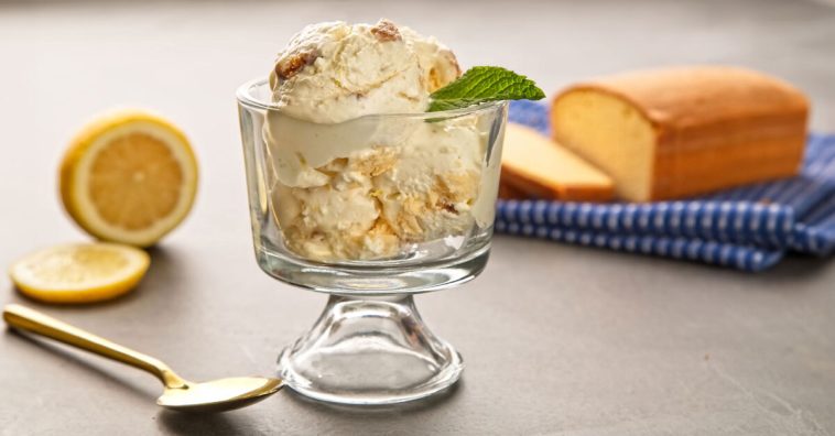 Lemon Cake Ice Cream