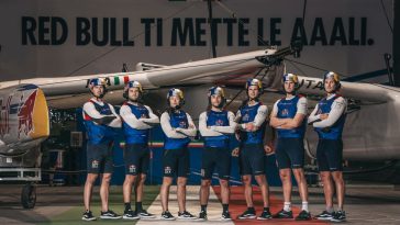 Red Bull ha presentato la nuova sailing academy e il team italiano SailGp con Ruggero Tita e James Spithill