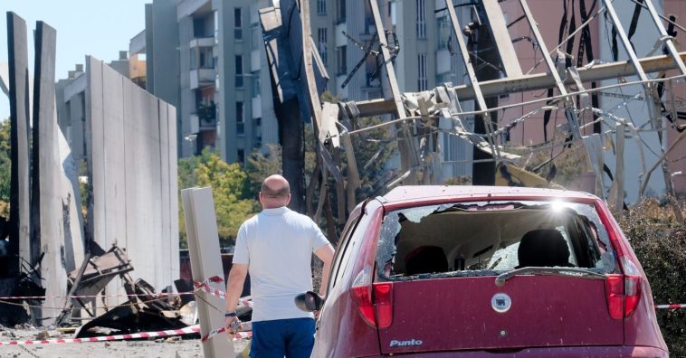 Esplosione di un deposito Gpl a Roma, morto uno dei feriti