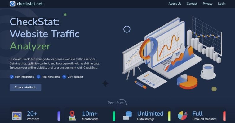 CheckStat: Real-time website traffic analyzer