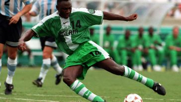 Idris Elba, Timothée Chalamet among top three stars who have worn Nigeria’s iconic ‘96 jersey