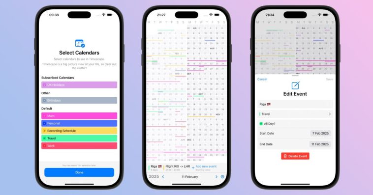 Indie App Spotlight: ‘Timescape’ is a big-picture calendar for year-round planning