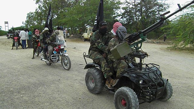 Al-Shabab fighters seize central Somali town, displacing thousands