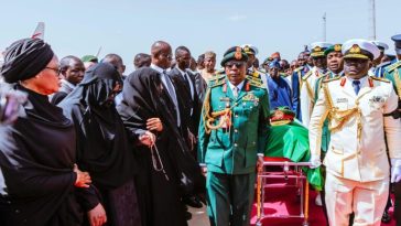 Family, Relatives Pay Final Respects To Buhari During Burial [Video]