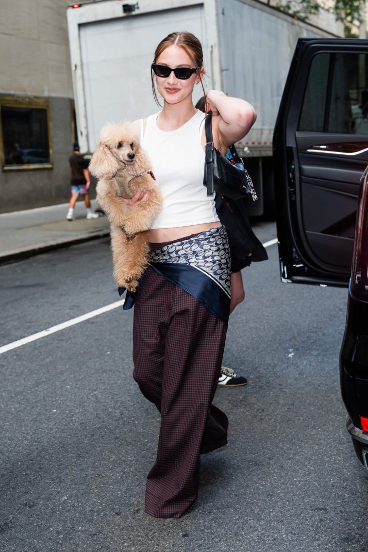 Lola Tung Demonstrates the Coolest Way to Wear a Silk Scarf This Summer