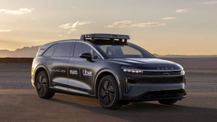 Uber partners with Lucid to bring 20,000+ robotaxis to the streets, with a U.S. launch in 2026