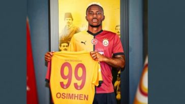Galatasaray get villa for Osimhen, print 100,000 shirts for striker’s signing day