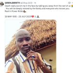 One of three biological brothers serving in the Nigerian Army d!es in battle