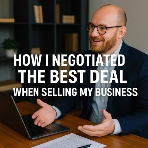 How To Negotiate the Best Deal When Selling Your Business