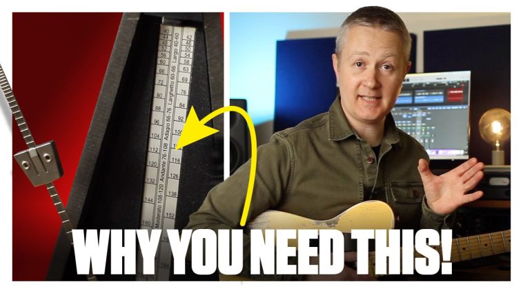 Metronome magic: master your picking, improve timing, and build up speed – one click at a time