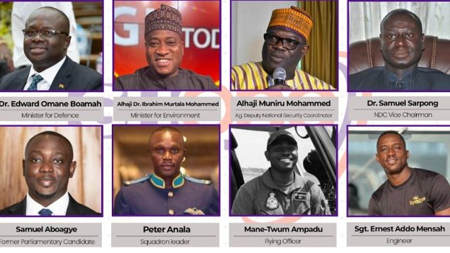 Ghana ministers, ruling party official killed in army helicopter crash