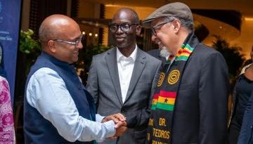 WHO Director-General and the Regional Director for Africa begin official visit to Ghana ahead of Africa Health Sovereignty Summit