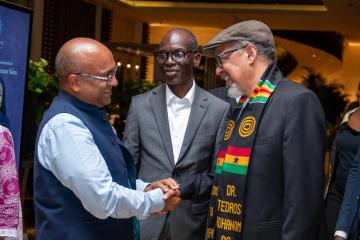 WHO Director-General and the Regional Director for Africa begin official visit to Ghana ahead of Africa Health Sovereignty Summit