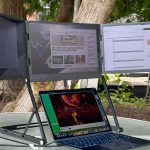 This Monstrosity Gives Your Laptop Three Massive Monitors, but You’ll Hate Looking at It