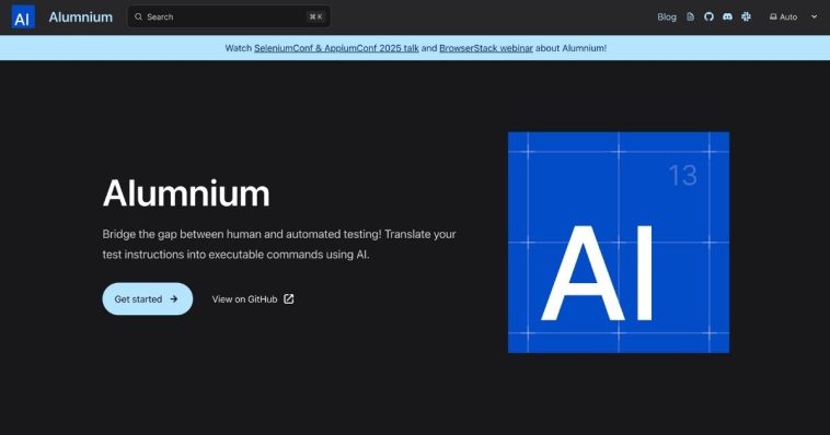 Alumnium: AI-Powered Browser Test Automation