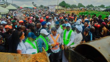 Ododo Flags Off Construction of 12.5Km Unosi-Odonto-Ogigiri Road In Ajaokuta