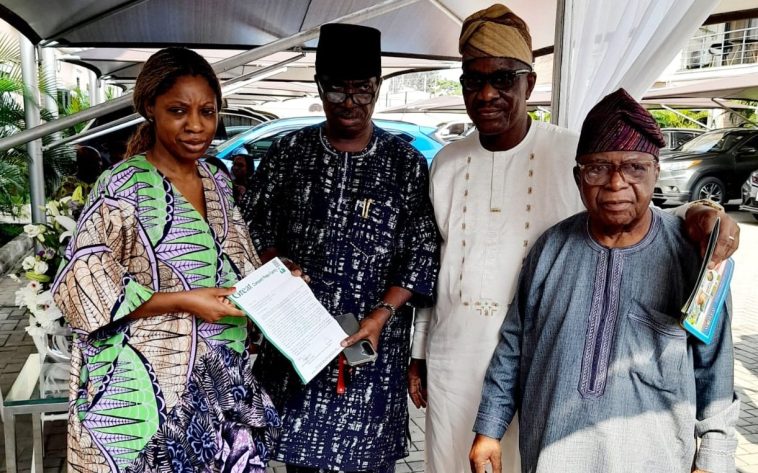 Concord staff pay condolence visit to Doyin Abiola’s family