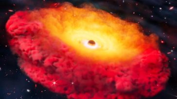 A black hole over 1.3 trillion times more massive than the Earth: The oldest ever recorded