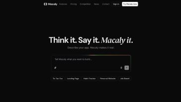 Macaly: AI-Powered Rapid App Development