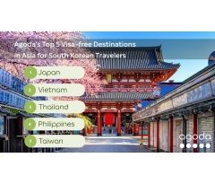 Agoda Unveils Top Visa-Free Asian and European Destinations for South Korean Travelers