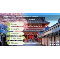 Agoda Unveils Top Visa-Free Asian and European Destinations for South Korean Travelers