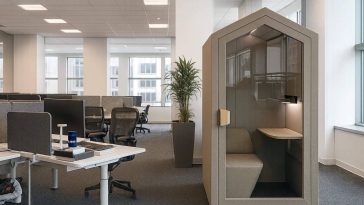 Por qué las cabinas de concentración son clave en el bienestar laboral actual