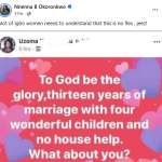 Women need to understand that this is not a flex