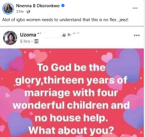 Women need to understand that this is not a flex