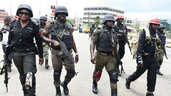 Police arrest serving officer, three civilians for alleged extortion, robbery in Benin