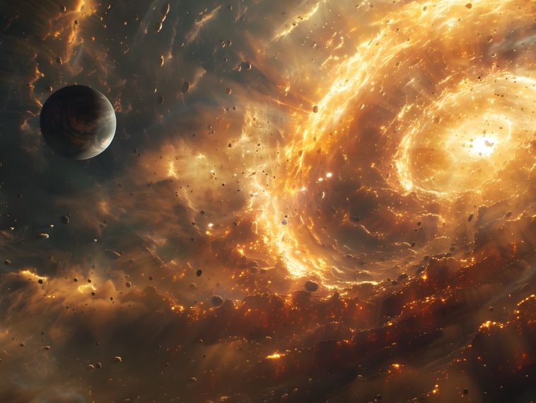 For the first time, AI observed a star that explodes during its encounter with a black hole