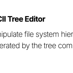 Show HN: ASCII Tree Editor