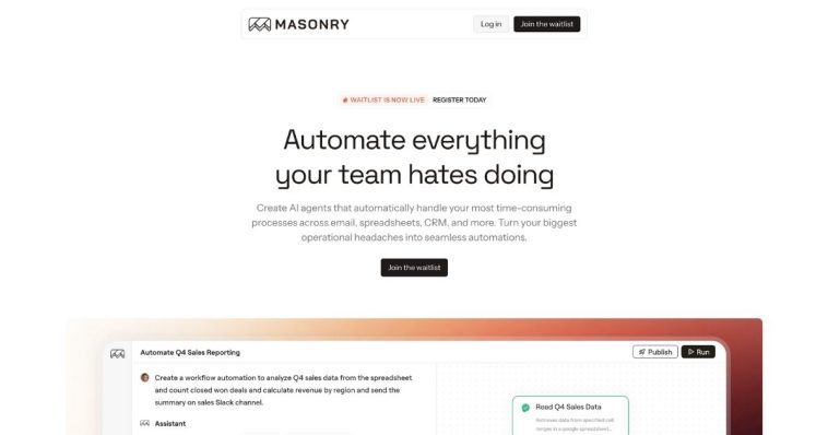 Masonry: AI Automation for Business Efficiency