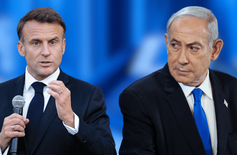 Netanyahu slams Macron for fuelling ‘antisemitic fire’