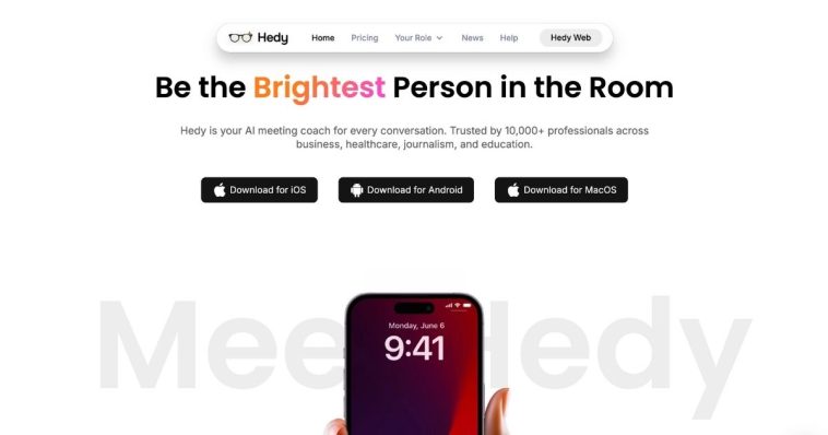 Hedy AI: Real-Time Communication Enhancement
