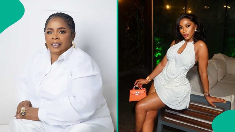 Toke Makinwa, Uti, Bella Celebrate Mercy Eke’s Beautiful Mother as She Adds Another Year: “Love You”