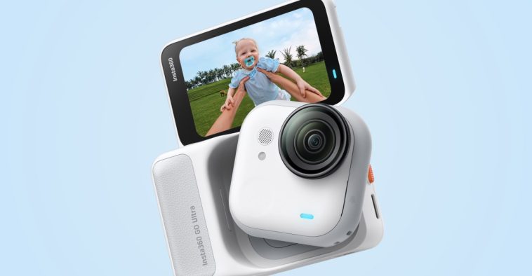 Insta360 redesigned its compact action cam with a bigger battery and swappable storage