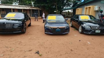 Ogun Customs Intercept 3 Smuggled Exotic Cars, Including A Rolls-Royce Ghost With DPV Of N905m